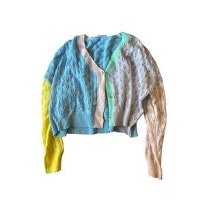 Multicolor knit sweater